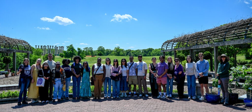 IMHS group outdoors