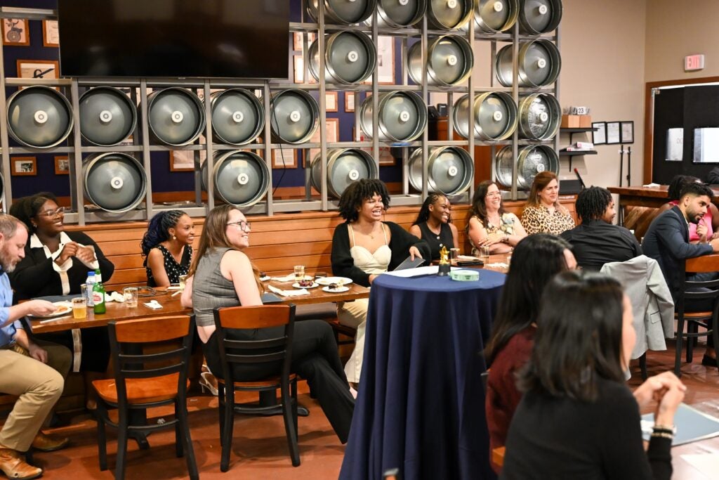 IMHS students at the pre-commencement dinner